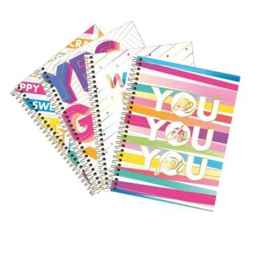 Imagem de Caderno Escolar Universitário Espiral 80 Folhas Be Nice - Tilibra