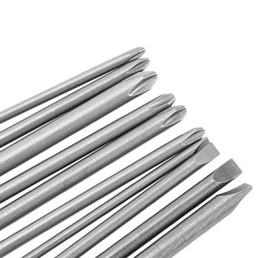 Imagem de 10 Pçs Cabeça Cruzada Bit S2 Aço Ph1 Ph2 Slot Chave de Fenda Bits Conjunto 1/4 Polegada Hex Haste 100mm Bits Magnéticos para Sua Caixa de Ferramentas