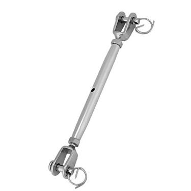 Imagem de ❥❥Parafuso de Amarração de Aço Inoxidável Marinho Esticador de Mandíbula de Corpo Fechado M8 para Iate de Barco – Fixadores de Qualidade Premium para Ajustar a Tensão Em Cabos e