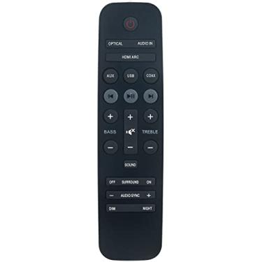 Imagem de Substituição Soundbar Remote Commander 996580000772 996580000536 Suporta Philips Sound Bar Speaker Home Theater System HTL2153S HTL2153B HTL2153B/F7 HTL2153B/12 HTL2153B/93 HTL2153S/93 3