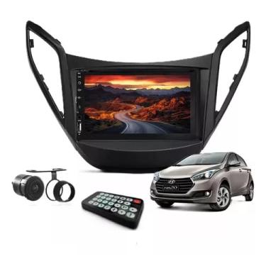Imagem de Kit Central Multimídia Universal Mp5 2 Din Bt Espelha Hb20