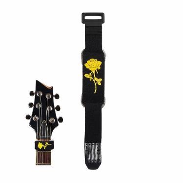 Imagem de LMWKUN Abafador De Cordas De Guitarra, Redutor De Ruído De Guitarra, Abafador Universal Para Braço De Guitarra, Adequado Para Violão Elétrico, Violão Clássico, Baixo, Acessórios Para Instrumentos Mu