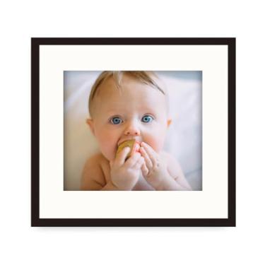 Imagem de Moldura 25x25 C/Paspatur Porta Retrato Para Fotos Imagem Arte Borda Branca