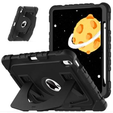 Imagem de OKP Capa infantil para iPad de 11 polegadas (A16) 2025/10,9 polegadas (10ª geração) 2022, capa protetora resistente à prova de choque para iPad de 11ª/10ª geração com suporte embutido, suporte de