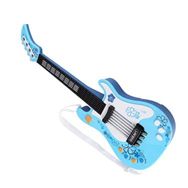 Imagem de Multifuncional Crianças Baixo, Crianças Guitarra Elétrica Instrumento Musical Brinquedo 2 Ans Bilhar & Piscina Guitarra Crianças Luz (#02)