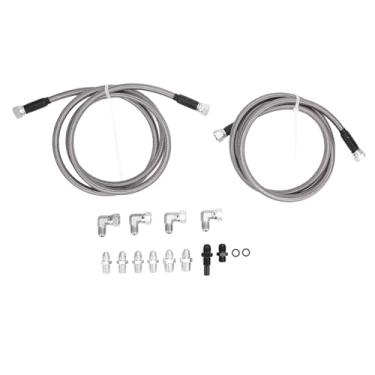 Imagem de Linhas de Refrigerador de Transmissão Automotiva, Kit PTFE de Aço Inoxidável de 70 Polegadas para Th350 Th400 4L60E