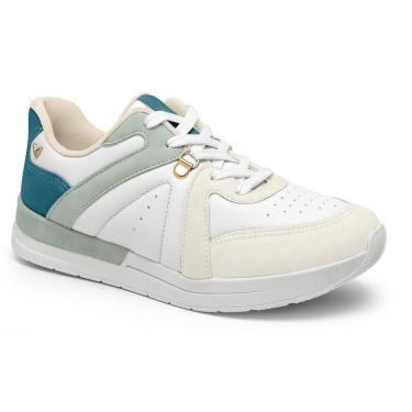 Imagem de Tênis Jogging Mississipi ME512 Feminino - Branco/Azul