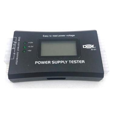Imagem de Testador De Fonte Lcd Digital Alimentação Atx 20/24 Pinos AT-01 Dex