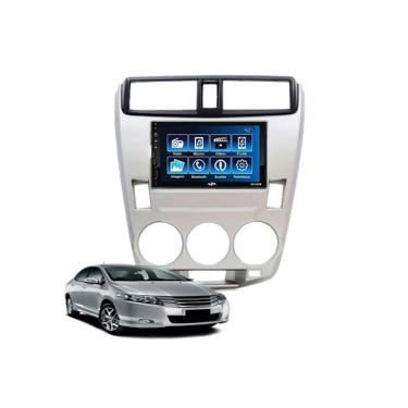 Imagem de Kit Multimídia City 2010 / 2013 Ar Analogico 7 Pol MP5 Rádio Bt USB Espelhamento