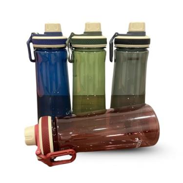 Imagem de GARRAFA 600ML PLASTICO PP E PET 7,8CM X 7,3CM X 22,2CM