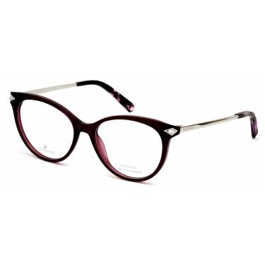 Imagem de Swarovski SK5312 069 Mulheres Brilhante Bordeaux Oval Frame Eyegl
