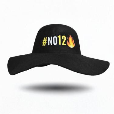 Imagem de Chapéu Cata Ovo Natanzinho Lima Preto Unissex  Aveludado Personalizado