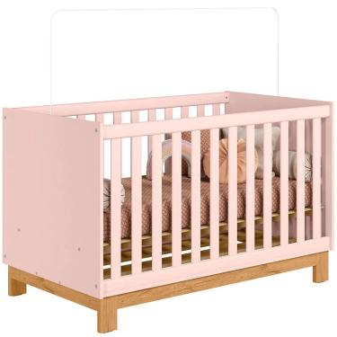 Imagem de Berço Infantil Mini Cama MDP/MDF Feitiço