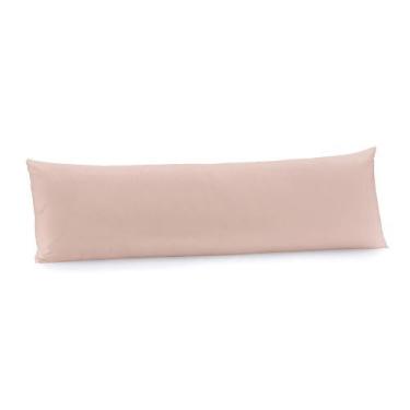 Imagem de Fronha Body Pillow 40cm x 1,30m Altenburg Algodão Lux 200 Fios Rosa Li