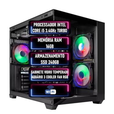 Imagem de PC Gamer I5 3.4GHz Turbo RAM 16GB SSD 240GB + Adaptador Wi-fi – ADVANCEDTECH