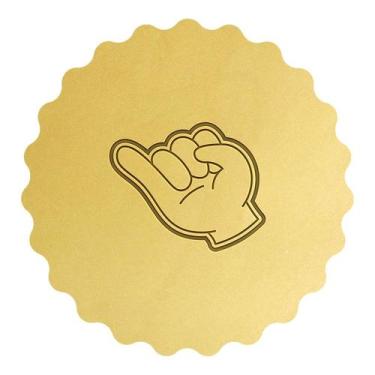 Imagem de Cortador Biscoito Alfabeto em Líbras Letra J - DOCE IMPRESSO, 5cm