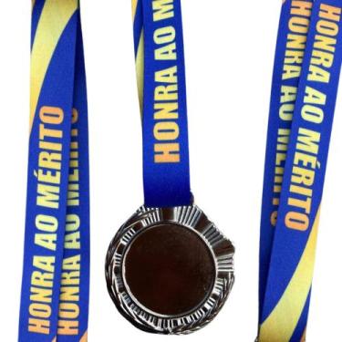 Imagem de Kit 50 Medalhas para premiação Esportiva, Medalha 60mm, com Cordão Per
