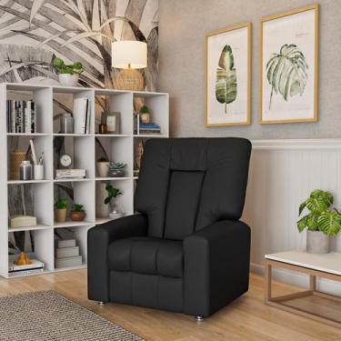 Imagem de Poltrona Reclinável Ceres Preta - Mobly