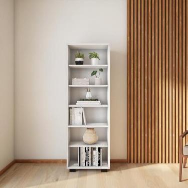 Imagem de Estante Livreiro Clinic Branca - Mobly