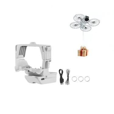 Imagem de ZLYLVRC Magnetic Quick-Release Payload Dispenser for DJI FLIP Drones - 49g Ultra-Lightweight, 100g Max Load, 10s Auto Drop, with Camera Expansion Bracket (Multi-Scenario Use)