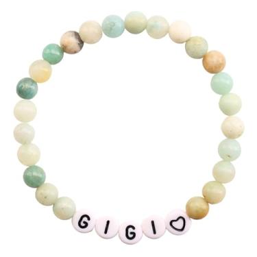 Imagem de MOTOFITOOL Presentes de aniversário GIGI/NANA/Grandma - Pulseira de porcelana, pulseira de salgueiro azul Gigi - Edição da Costa Oeste, presente de Natal para Dia dos Namorados para mamãe, vovó, Gigi