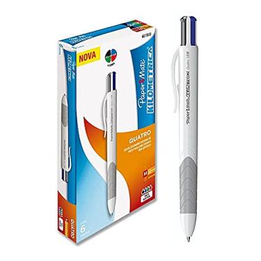 Imagem de Caneta Papermate Km Quatro Cores Business, Caixa com 6 canetas, Paper Mate, 1931077, N/A, pacote de 6
