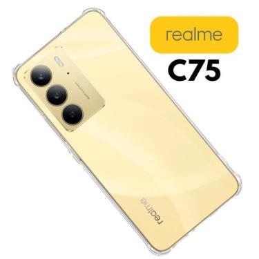 Imagem de Capinha Anti Impacto Transparente Compatível Para Realme C75 - Generic
