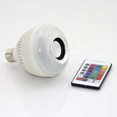 Imagem de Lâmpada Led Music Bluetooth Rgb 12W Com Controle Remoto