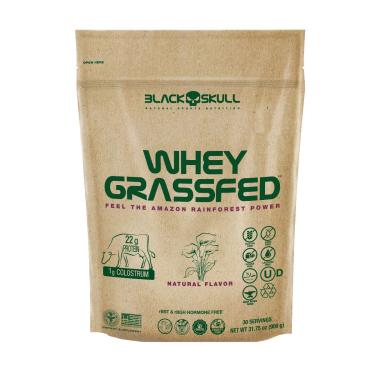 Imagem de Refil Whey Grassfed - 900g - Black Skull Refil Whey Grassfed Sem Sabor 900g