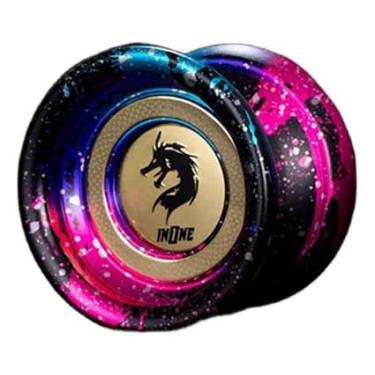 Imagem de Ioiô de dragão voador legal para competição de sono ioiô de liga de alumínio sofisticado