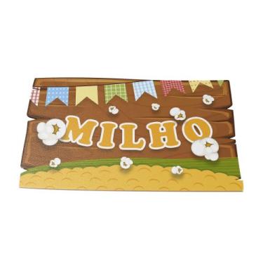 Imagem de  Decoração MDF para Barraquinha de Festa Junina: Placa Temática Arraiá