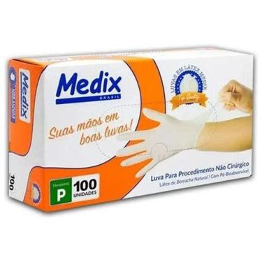Imagem de Luva procedimento latex com po tam p 100un 29 -medix