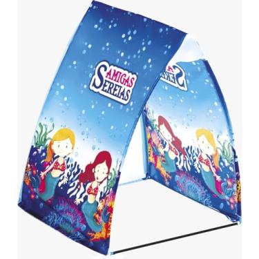 Imagem de Tenda Infantil Divertida - Styll Baby - Desenho Colorido - Amigas Sereias