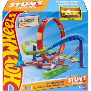 Imagem de Pista Hot Wheels Action Ciclone Desafio Extremo Mattel