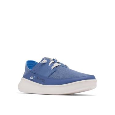 Imagem de Columbia Sapato náutico masculino Boatside Relaxed PFG, Boné Bluebell/branco, 47