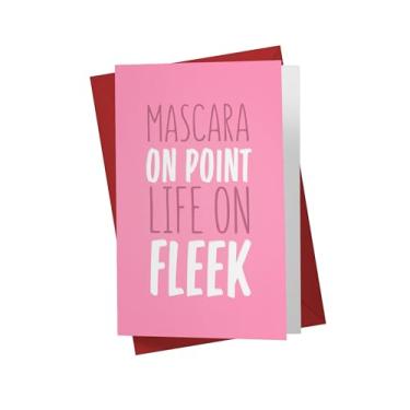 Imagem de Karto Cartão de felicitações engraçado para mulheres combinarem com vale-presente - 5,5 × 21,6 cm - Aniversário, aposentadoria e agradecimento - 30º 40º 50º 60º 70º - On Point