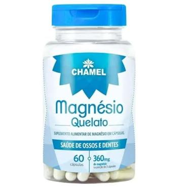 Imagem de Magnésio Quelato em cápsulas - 60 cápsulas de 400mg, Chamel