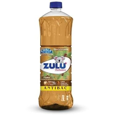 Imagem de Zulu Perfumes Desinfetante Multiuso Antibacteriano Translúcido 2L Pinho