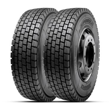 Imagem de Kit 2 Pneu Aro 22,5 295/80R22,5 Xbri 152/149L TL 18PR XForza