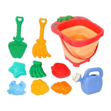 Imagem de Brinquedos de areia, brinquedos infantis de areia - Balde dobrável de balde com pás,Playset de brinquedos de pá de balde dobrável para jogos de garotas de garotas ao ar livre piscina de jardim de