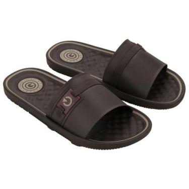 Imagem de Chinelo Masculino Cartago Arizona Slide, Marrom, 42