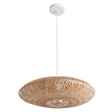 Imagem de Pendente Metal Bambu Natural Natu - Yamamura