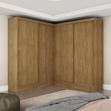Imagem de Closet Casal Duplo Belém 4 Portas 4 Gavetas Carioca Móveis Cinamomo