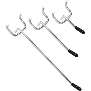 Imagem de Scartink Ganchos Pegboard Acessórios para Pegboard, 5 cm, 10 cm, 20 cm, Kit Organizador de Pegboard para Garagem, Armazenamento de Ferramentas, Pacote com 36