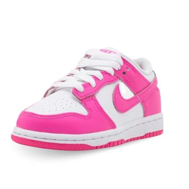 Imagem de Nike Tênis infantil Dunk Low, Fúcsia a laser, 12.5 Little Kid