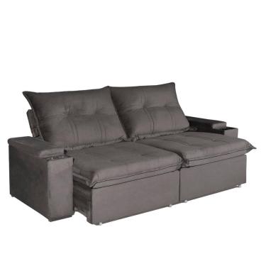 Imagem de Sofá 4 Lugares 2,50m Retrátil e Reclinável Ravi Bom Pastor