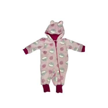 Imagem de Macacão Bebê em Fleece com Capuz Brilha no Escuro - Otolina My Baby, R