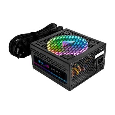 Imagem de Fonte ATX Gamer Evus EVG750 ARGB 750w 80 Plus Bronze - Evolusom