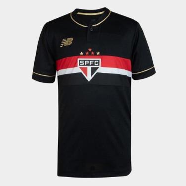 Imagem de Camisa Infantil São Paulo III 25/26 Torcedor Comemorativa New Balance,