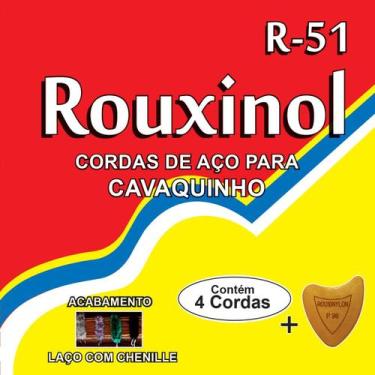 Imagem de Encordoamento Cordas Aço Cavaquinho /Cavaco Rouxinol R-51